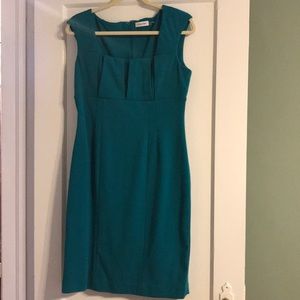 Calvin Klein teal dress